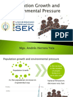 Population Growth and Environmental Pressure Session 12