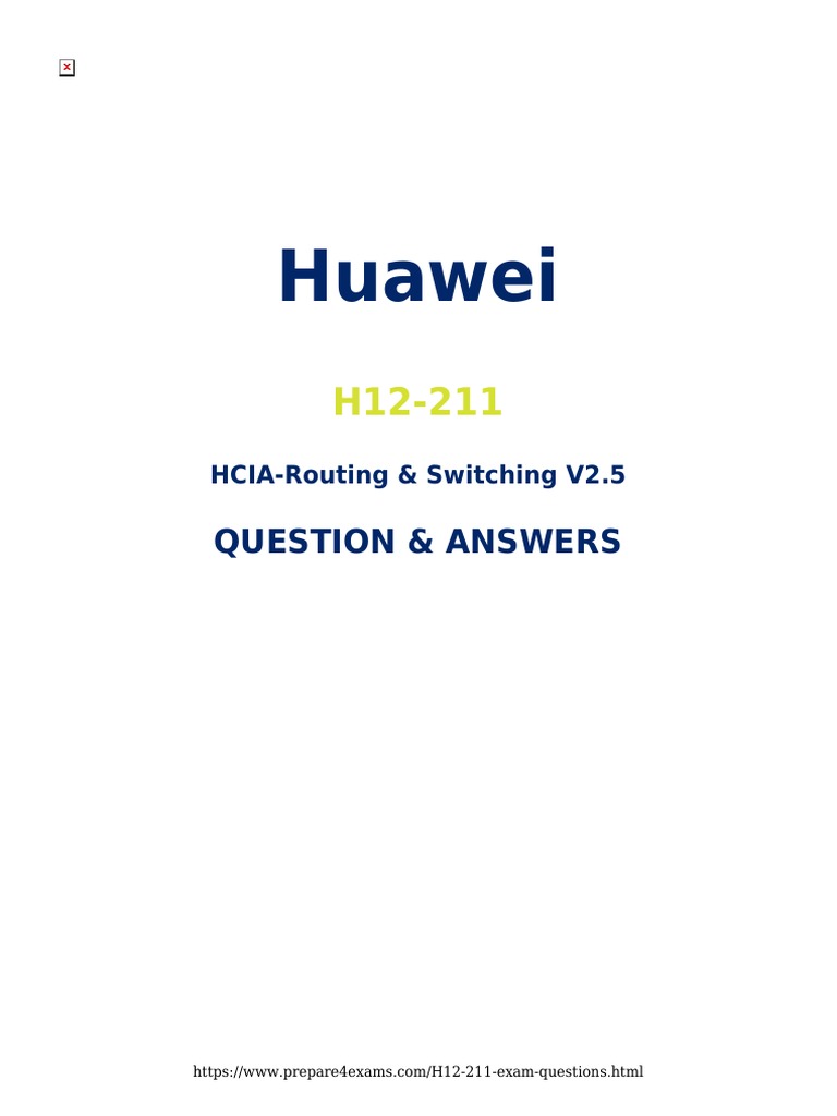 Huawei Question & Answers PDF Transmission Control Protocol
