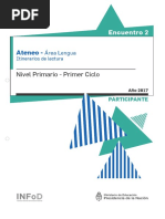 Primaria Ateneo Didáctico #2 Primer Ciclo Lengua Carpeta Participante