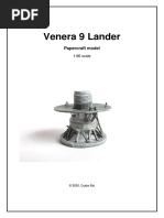 Venera 9 Lander: Papercraft Model