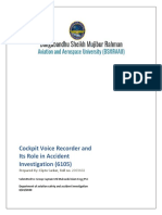 Cockpit Voice Recorder and Its Role in Accident Investigation (6105)