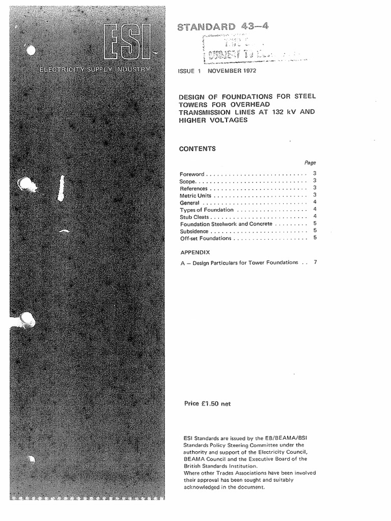 ESI Standard 43-4 | PDF