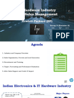 IT Hardware Industry B2B Sales Management: Hewlett-Packard (HP)