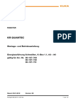 KR Quantec: Montage - Und Betriebsanleitung