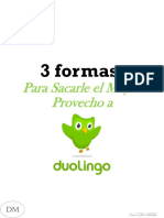 3 formas para sacarle el mayor provecho a Duolingo.pdf