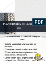 Planificacion de La Capacidad