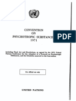 Convention ON Psychotropic Substances 1971: United Nations