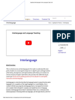 Applying Interlanguage To The Language Classroom PDF