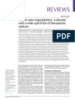 Reviews: Mitral Valve Regurgitation: A Disease With A Wide Spectrum of Therapeutic Options
