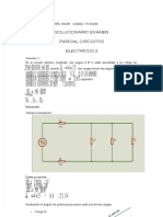 Solucionario Examen Parcial Circuitos Electricos 2 - Solución 1.