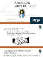 La Realidad Educativa Del Perú