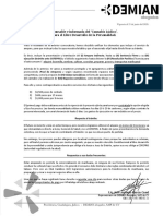 Condiciones Del Servicio para El Amparo Por LDP