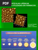 NANOPARTÍCULAS LIPÍDICAS SÓLIDAS UTILIZADAS EM FÁRMACOS