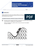 Reconoce El Cambio Instantáneo Como La Derivada de La Función