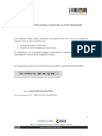 Constancia Persona Natural No Obligada A Llevar Contabilidad PDF