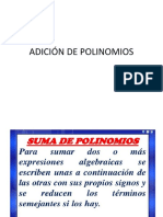 Adición de Polinomios