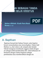 Bahan Alkitab: Kisah Para Rasul 19:4 dan Roma 6:1:6