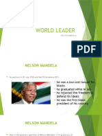 World Leader Nelson Mandela
