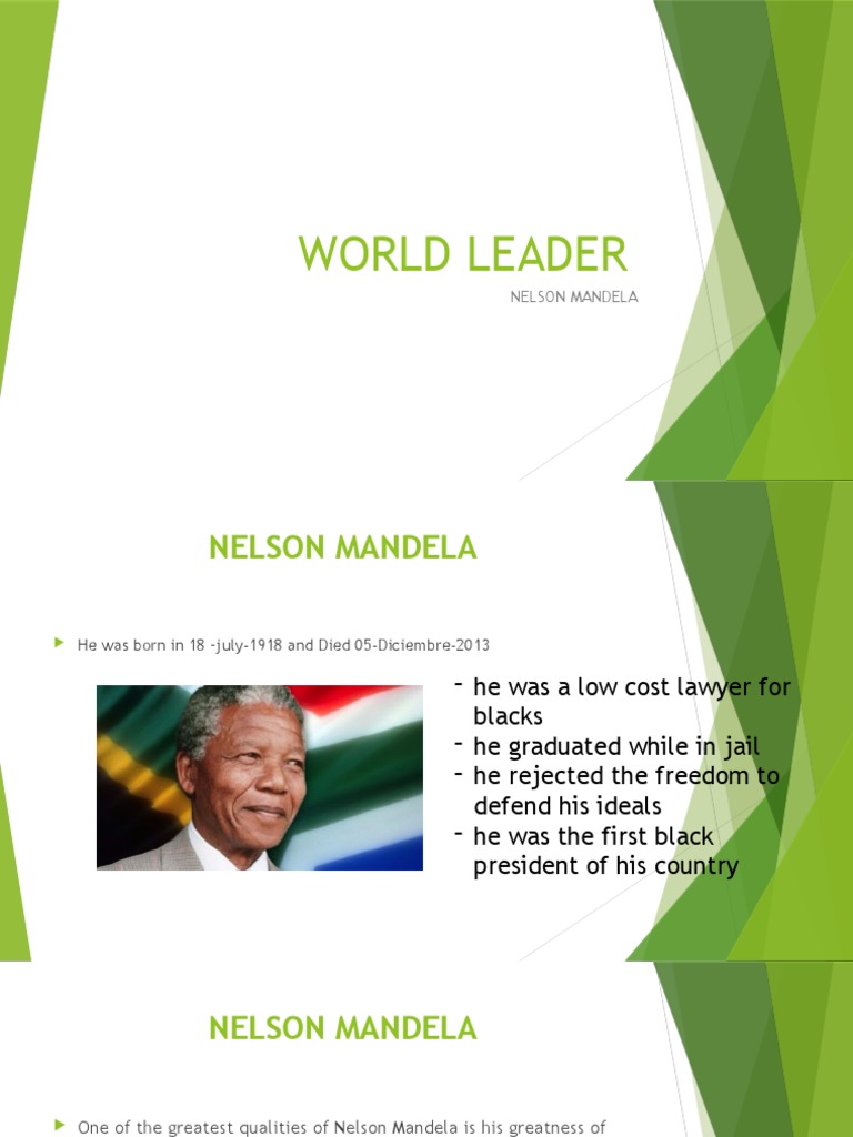 Nelson Mandela: Leadership Qualities | PDF