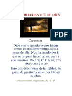 EL AMOR REDENTOR DE DIOS. (Pensamientos Edificantes)