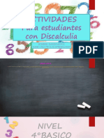 Actividades Discalculia