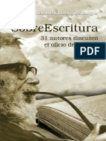 SobreEscritura_ 31 autores discuten el oficio de escribir (Spanish Edition)