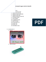 Petunjuk tugas sismin dasmik
