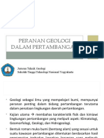 3 Peranan Geologi Dalam Pertambangan - 2018