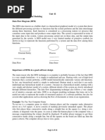 Unit - II Process and Conceptual Modeling Data Flow Diagram (DFD)