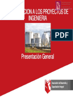 INTRODUCCION A LOS PROYECTOS DE INGIENERIA