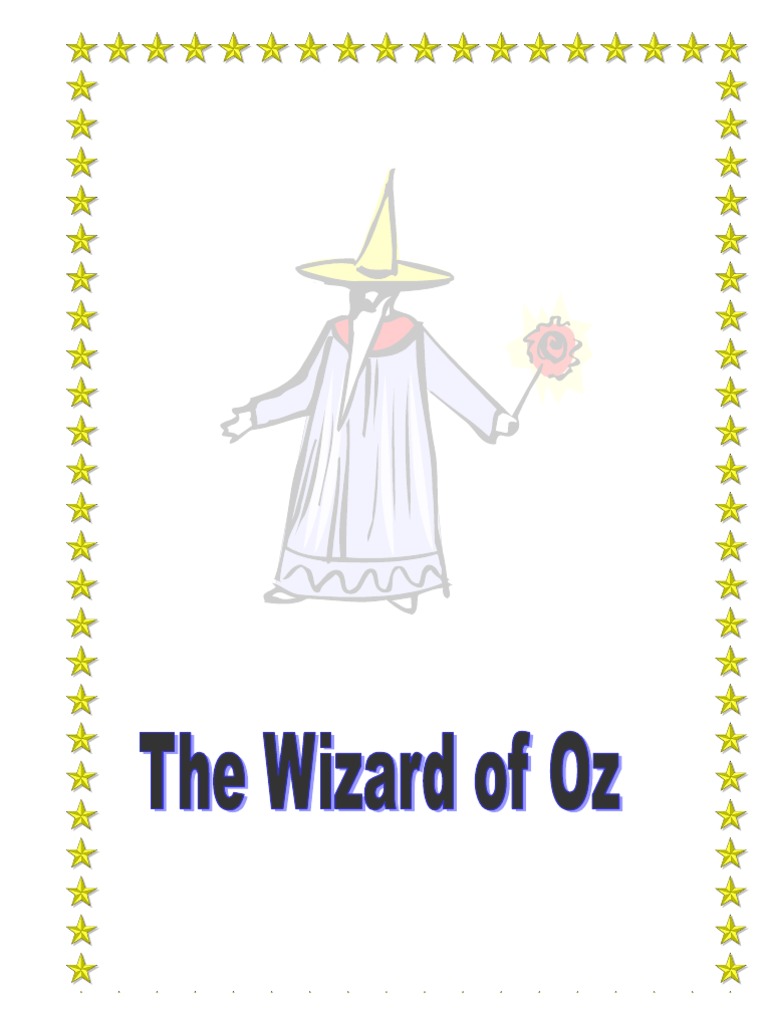 Wizard of Oz Script for Schools PDF Dorothy Gale Scarecrow