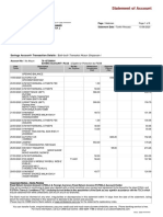 Statement of Account: 4-2-07 Blok A Pangsapuri Flora 2 Jalan Asteroid U5/30 Seksyen U5 40150 Shah Alam, Selangor