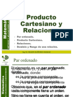 Producto Cartesiano y Relaciones