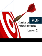 Classical To Modern Political Ideologies: Lesson 2