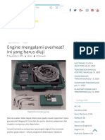 Engine Mengalami Overheat - Ini Yang Harus Diuji - TeknisiAB