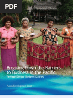 Download Breaking Down the Barriers to Business in the Pacific Private Sector Reform Stories by Asian Development Bank SN47508852 doc pdf