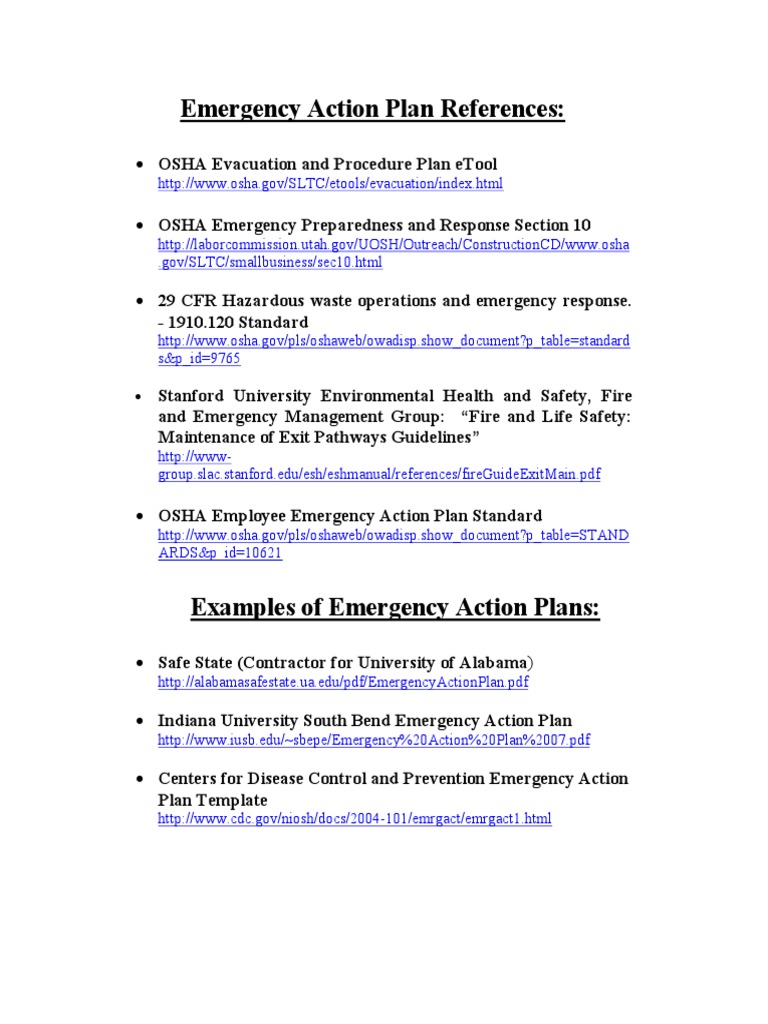 Emergency References Action References | PDF | Science & Mathematics