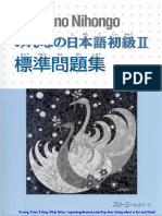 Minna No Nihongo II Hyoujun Mondaishuu PDF
