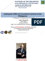 Linking The Different Coordinate Systems in The Philippines: L.P. Balicanta Y.F. Pagdonsolan & J.L.D. Fabila
