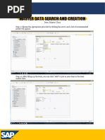 Master Data Search and Creation