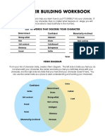 Character Building Workbook: List 18 Words That Describe Your Character Determined Confident Monetarily-Inclined