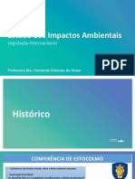 Legislação e conferências internacionais sobre meio ambiente