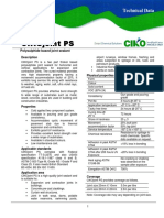 Cikojoint PS: Technical Data Sheet