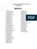 Beed-Iv: St. Paul Colleges Foundation Paniqui, Tarlac Inc