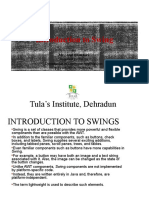 Introduction To Swing: Tula's Institute, Dehradun