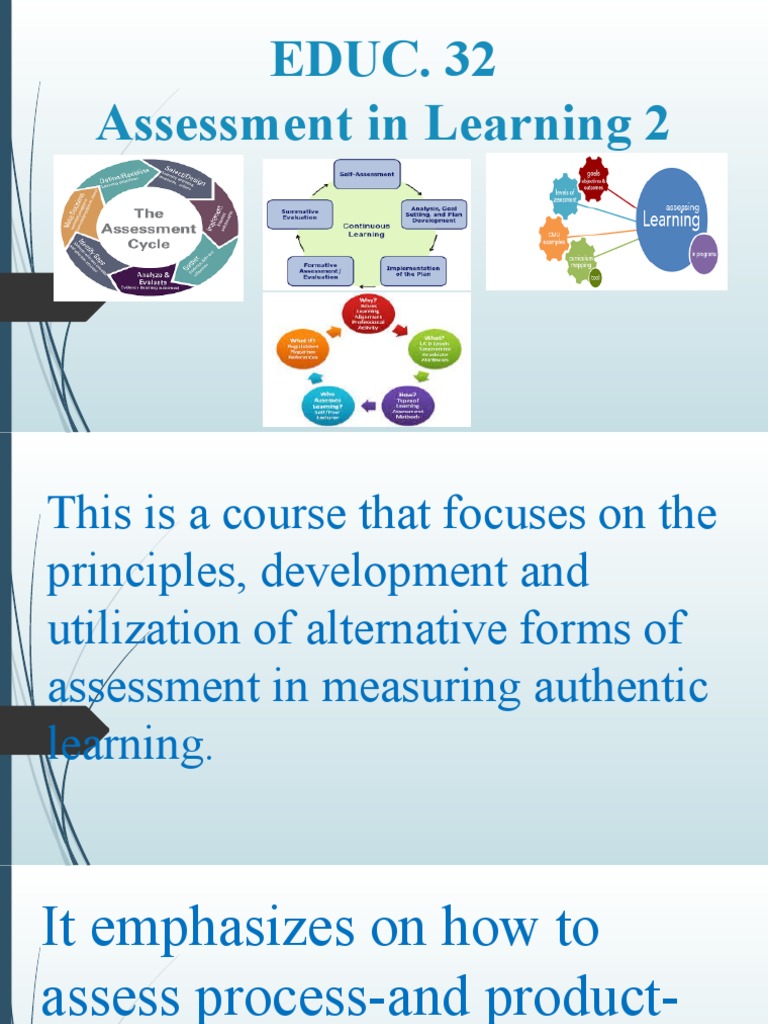 Assessment of Learning | PDF | Educational Assessment | Test (Assessment)