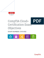 CompTIA Cloud+ Certification Exam Objectives