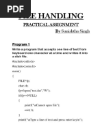 FILE HANDLING Practical PDF