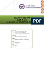 Junior Achievement Company Report on Educational Toy Development