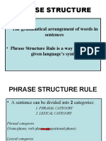 Phrase Structure Presentation (Basic)